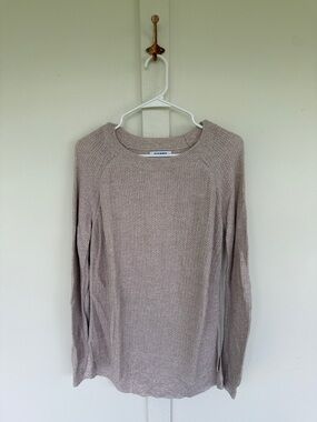 Old Navy tan tunic sweater